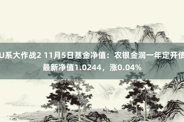 U系大作战2 11月5日基金净值：农银金润一年定开债最新净值1.0244，涨0.04%