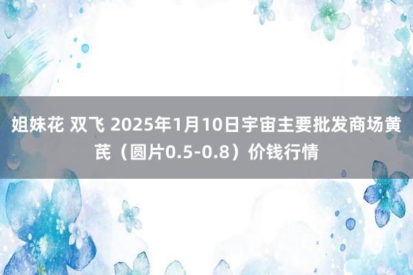 姐妹花 双飞 2025年1月10日宇宙主要批发商场黄芪（圆片0.5-0.8）价钱行情